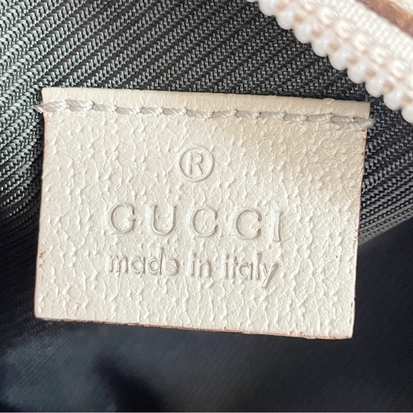 ❤️SOLD❤️Gucci NWOT brown monogram canvas and leather small cosmetic zip pouch - Picture 8 of 10